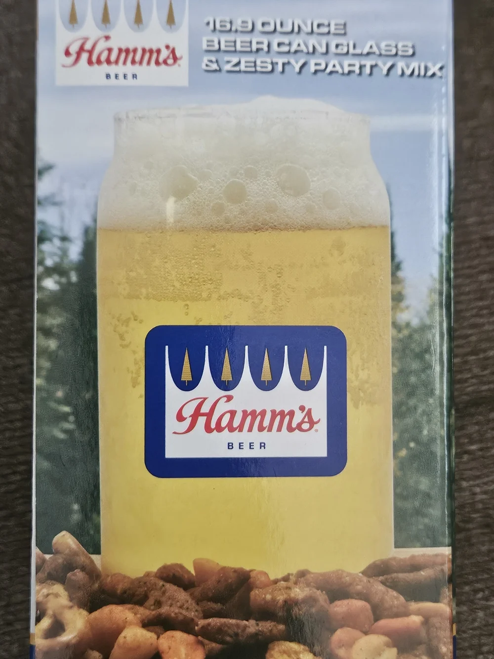 Hamm’s Brewing Company Beer Glass Snack Mix Limited Edition Sealed New RARE!